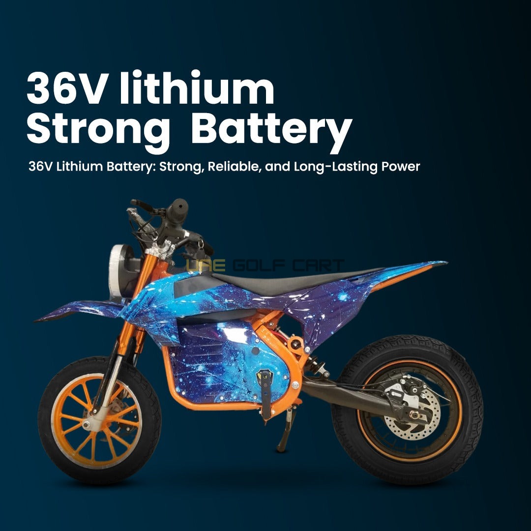 36V 800W Electric Dirt Bike for Kids 7-13 Years, 60 km/h Speed, 70 kg Load, 20-25 km Range - Electric Dirt Bikes - Photo 25 | UAE Golf Cart