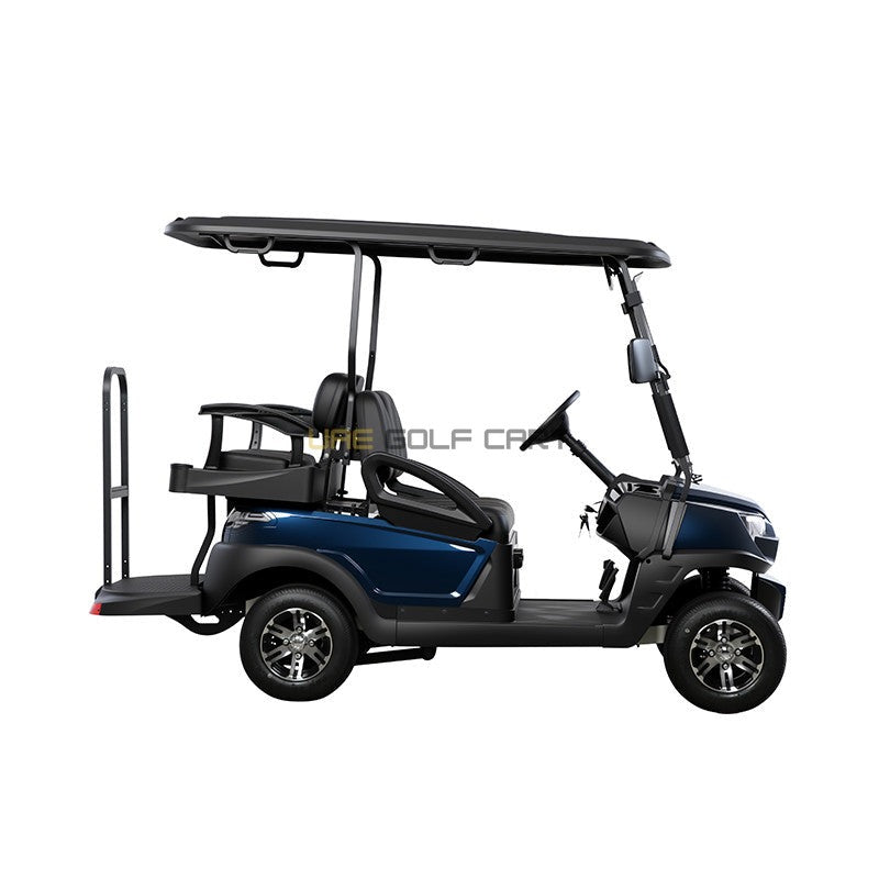 4 Passenger Electric Golf Cart with Rear Flip Seat and Lithium Battery - Normal Golf Carts - 2+2 Seater - Photo 4 | UAE Golf Cart