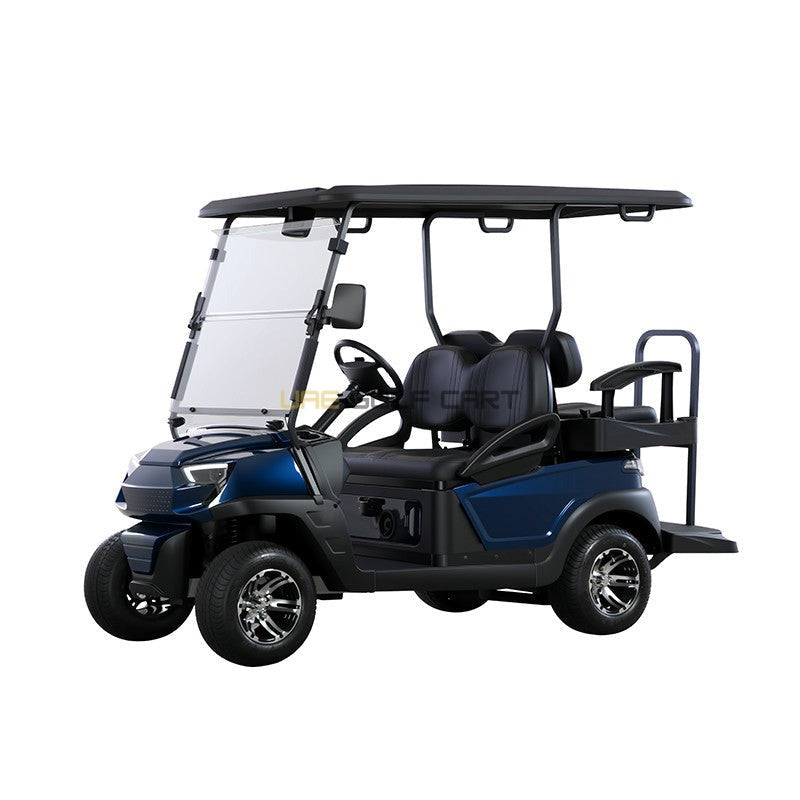 4 Passenger Electric Golf Cart with Rear Flip Seat and Lithium Battery - Normal Golf Carts - 2+2 Seater - Photo 5 | UAE Golf Cart