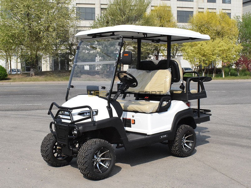 Buy 4 Passenger On Road Electric Golf Cart with AC Drive and LED Lights - Normal Golf Carts - 2+2 Seater at UAE Golf Cart