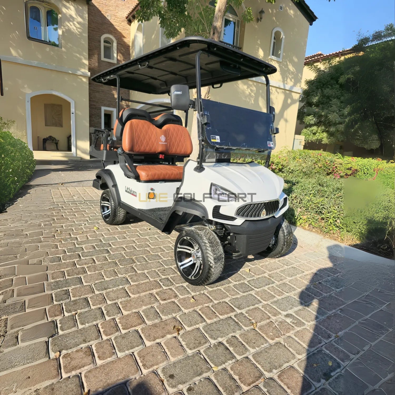 4 Passenger On Road Electric Golf Cart with Lithium Battery and Touchscreen - Normal Golf Carts - 2+2 Seater | UAE Golf Cart
