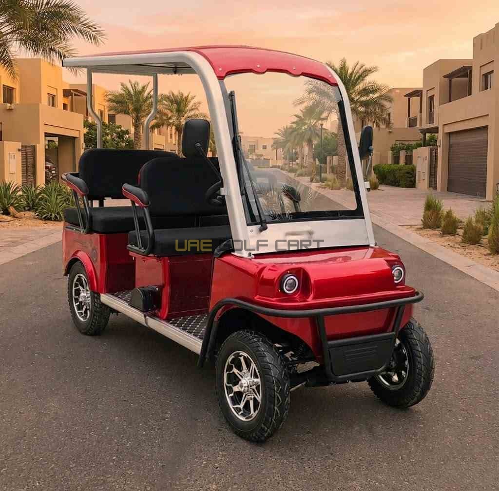 Buy 4 Seater Electric Community Golf Cart with 60V Battery and Regenerative Braking - Normal Golf Carts - 4 Seater at UAE Golf Cart