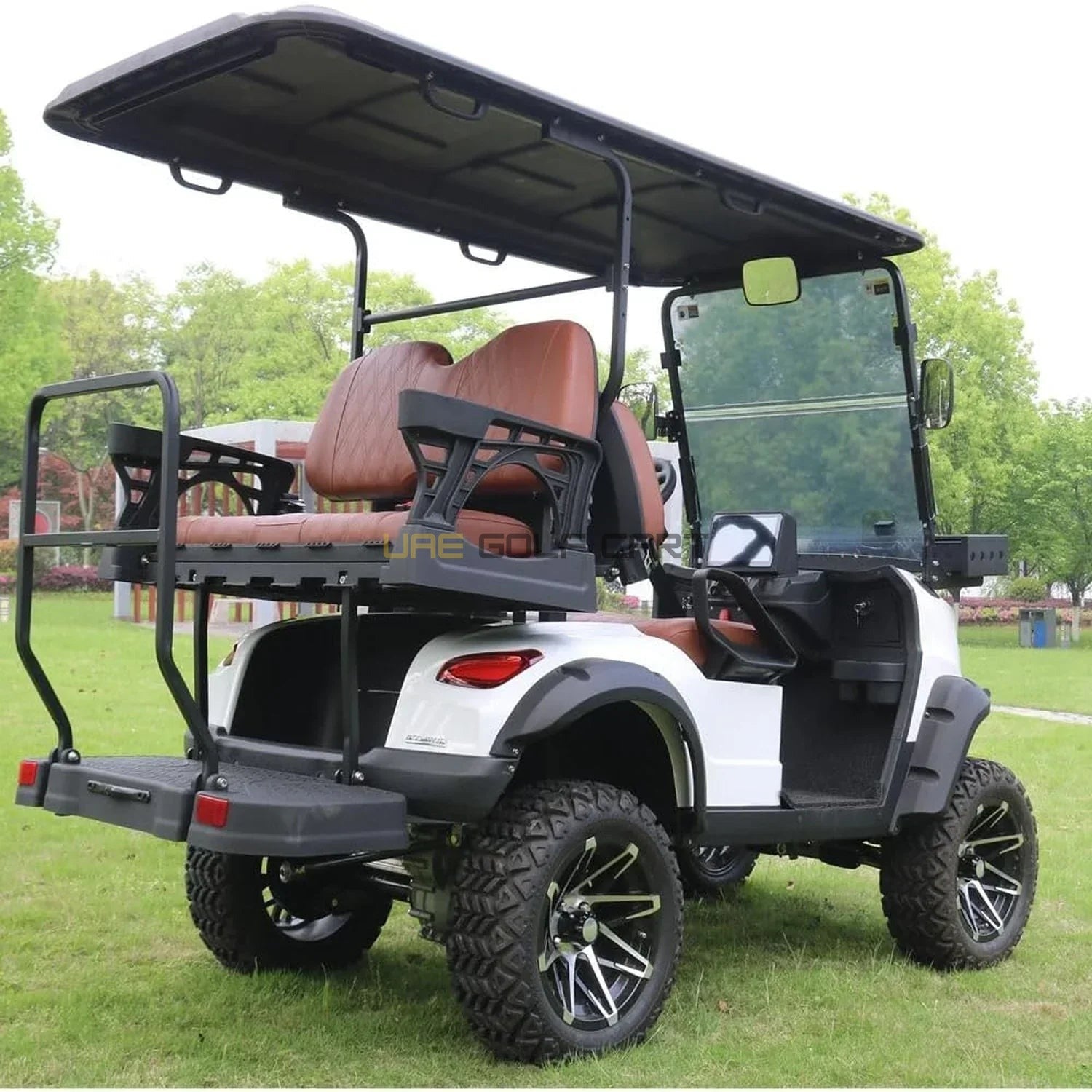 4 Seater Off Road Electric Golf Cart with Lithium Battery and Bluetooth - Normal Golf Carts - 2+2 Seater | UAE Golf Cart