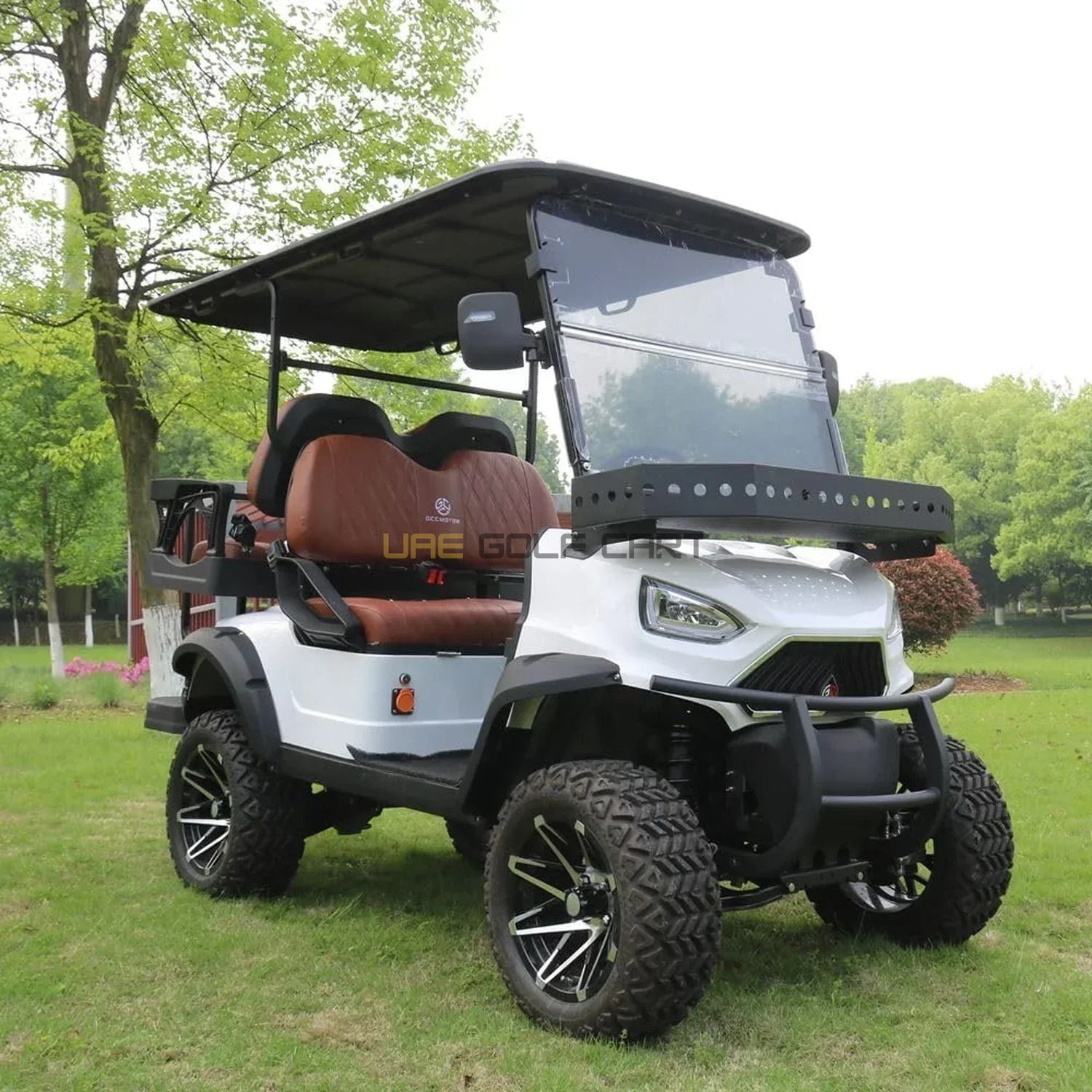 Buy 4 Seater Off Road Electric Golf Cart with Lithium Battery and Bluetooth - Normal Golf Carts - 2+2 Seater at UAE Golf Cart