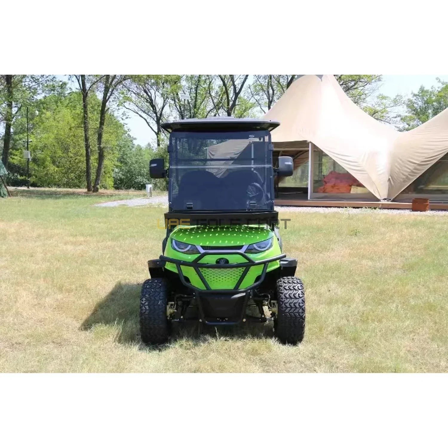 4 Seater Off Road Electric Golf Cart with Lithium Battery and Touchscreen - Normal Golf Carts - 2+2 Seater - Close Up | UAE Golf Cart