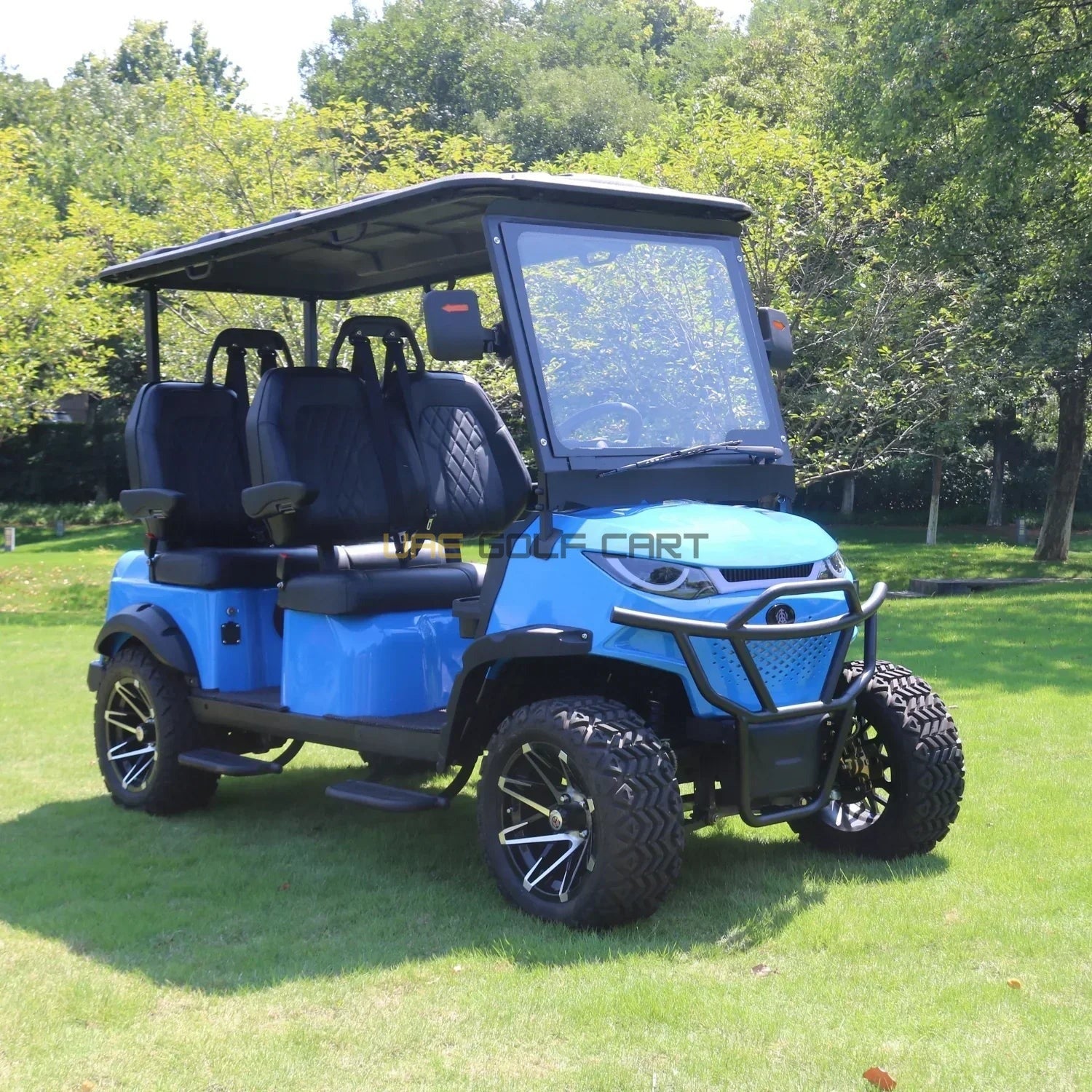 Buy 4 Seater Off Road Electric Golf Cart with Lithium Battery Touchscreen and CarPlay - Normal Golf Carts - 4 Seater at UAE Golf Cart