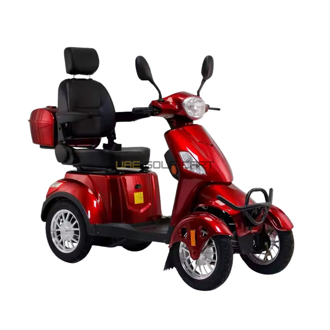 4 Wheels Electric Scooter with Comfortable Seat 1000W 60V 30-50 km Range - Electric Motorbikes & Mopeds - Close Up | UAE Golf Cart
