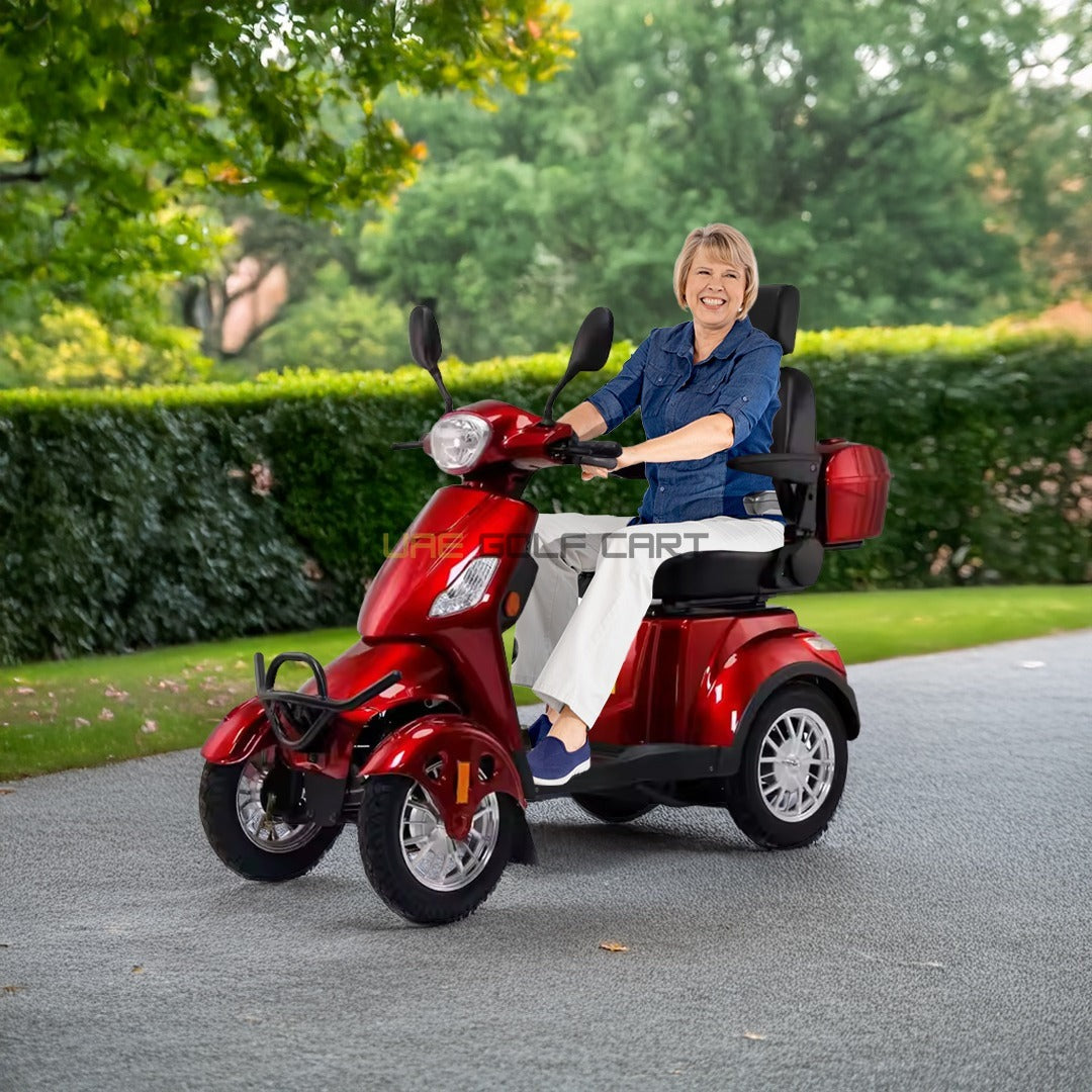 4 Wheels Electric Scooter with Comfortable Seat 1000W 60V 30-50 km Range - Electric Motorbikes & Mopeds - Photo 5 | UAE Golf Cart