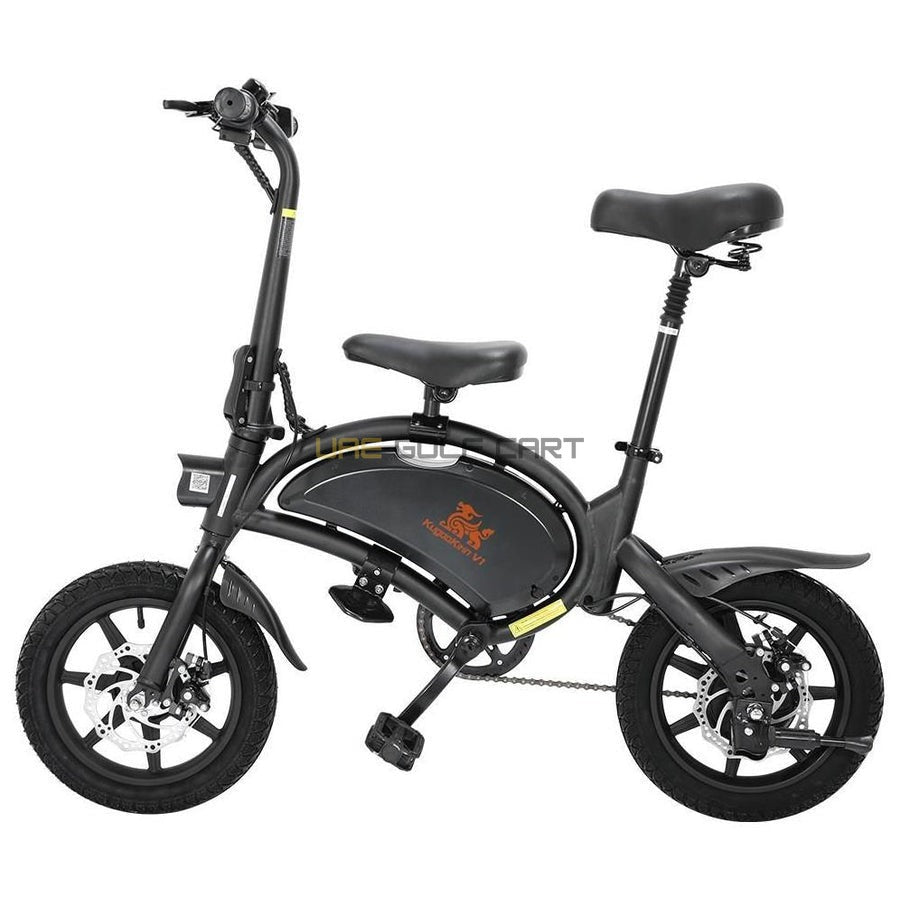 400W 48V Electric Bike with 45 km/h Top Speed, 25 km Range, Foldable Frame, Disc Brakes, 20" Pneumatic Wheels, 21 kg Weight - Electric Bikes - Close Up | UAE Golf Cart