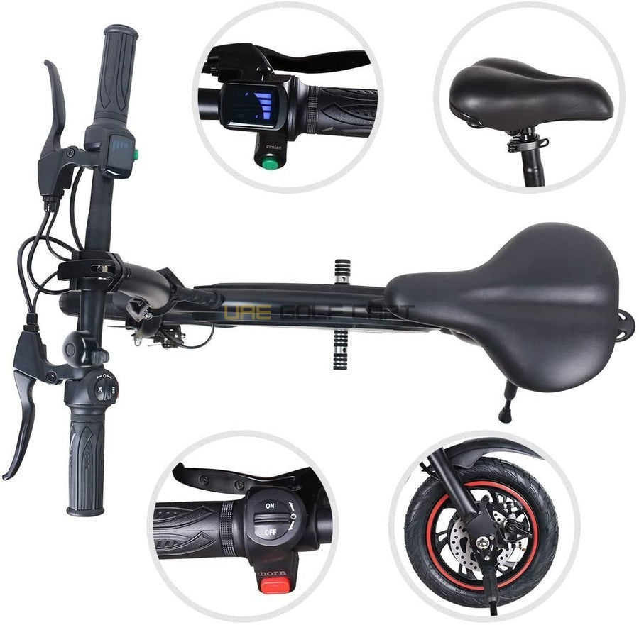400W 48V Electric Bike with 45 km/h Top Speed, 25 km Range, Foldable Frame, Disc Brakes, 20" Pneumatic Wheels, 21 kg Weight - Electric Bikes - Photo 4 | UAE Golf Cart