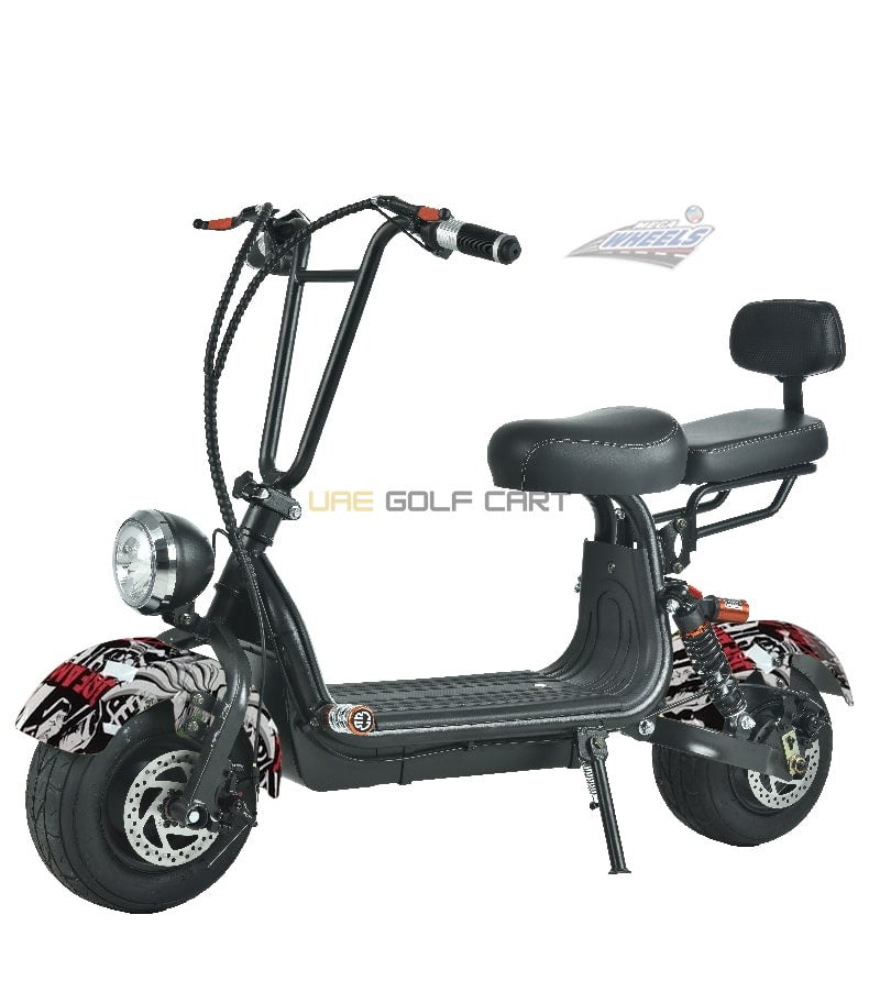 48V 1000W Mini Fat Tyre Electric Scooter with Removable Battery and Dual Seat - Electric Motorbikes & Mopeds - Photo 17 | UAE Golf Cart