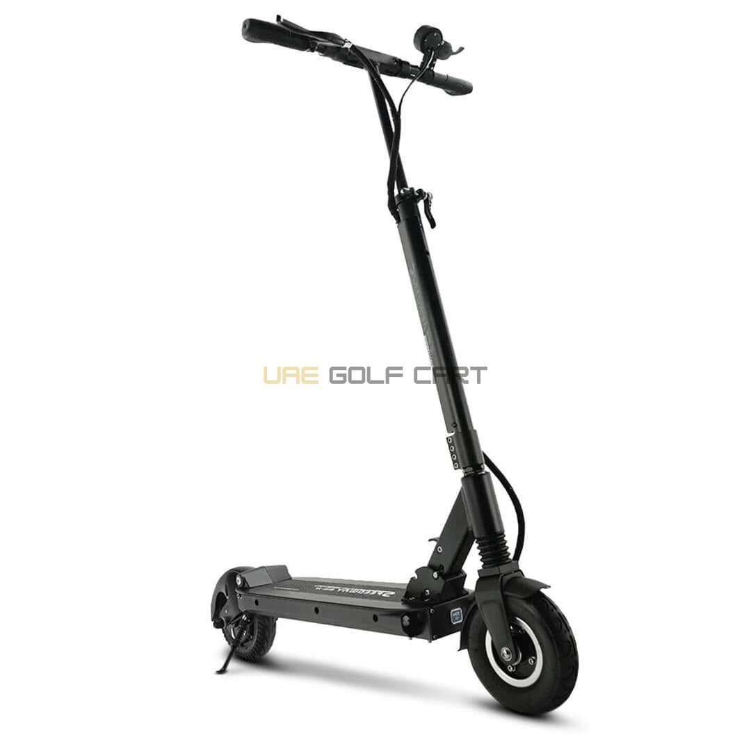 48V 13Ah Dual Suspension Electric Scooter - Black and White, 25 km/h Top Speed, 30 Mile Range - Foldable Electric Scooters | UAE Golf Cart