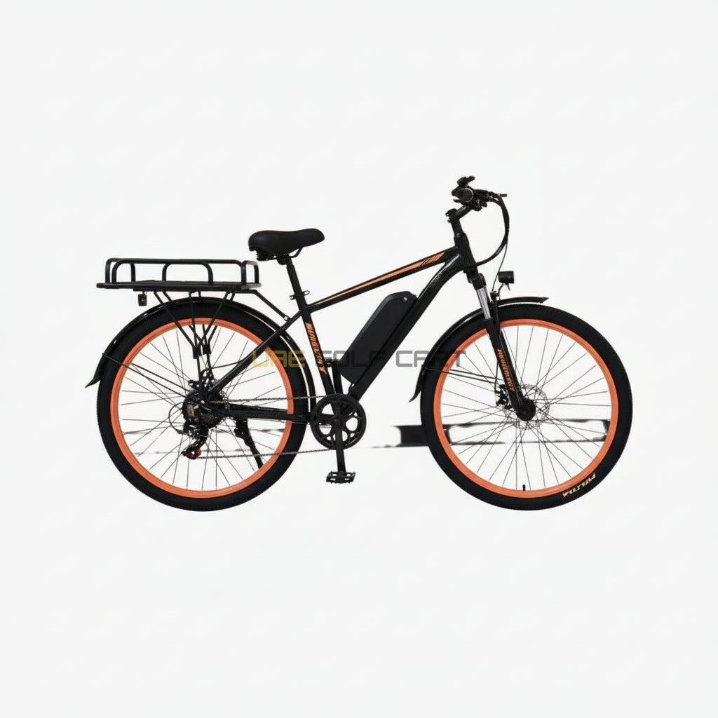 Buy 48V 13Ah Electric Bike with Removable Battery, Front LED, Rear Carrier, Advanced Suspension and 27.5" Tires - Electric Bikes at UAE Golf Cart