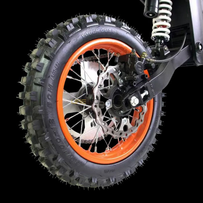 48V 1500W Electric Dirt Bike with 21Ah Battery, Hydraulic Suspension, 14" Front Tire, 12" Rear Tire, 45‑55 km/h Top Speed - Electric Dirt Bikes - Photo 16 | UAE Golf Cart