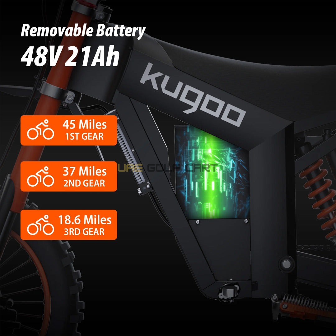 48V 1500W Electric Dirt Bike with 21Ah Battery, Hydraulic Suspension, 14" Front Tire, 12" Rear Tire, 45‑55 km/h Top Speed - Electric Dirt Bikes - Photo 24 | UAE Golf Cart