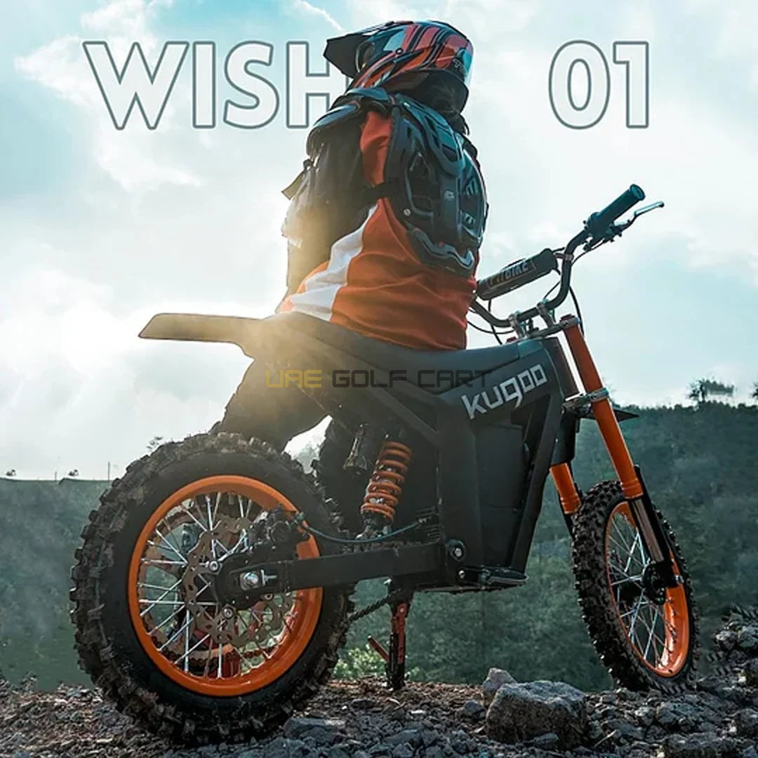 48V 1500W Electric Dirt Bike with 21Ah Battery, Hydraulic Suspension, 14" Front Tire, 12" Rear Tire, 45‑55 km/h Top Speed - Electric Dirt Bikes - Photo 7 | UAE Golf Cart