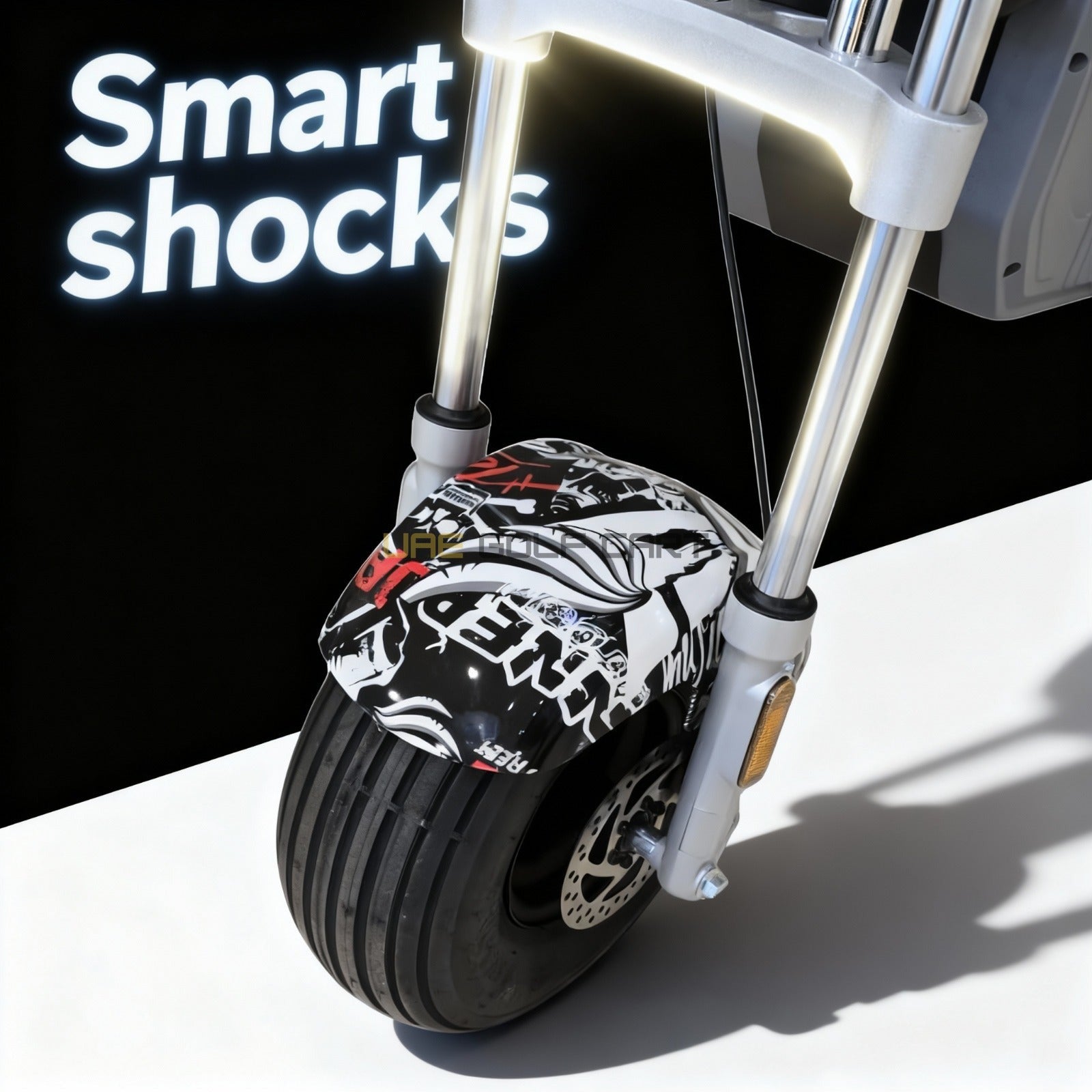 48V 1500W Fat Tire Electric Bike with Smart Shocks and LED Lights - Electric Motorbikes & Mopeds - Photo 11 | UAE Golf Cart
