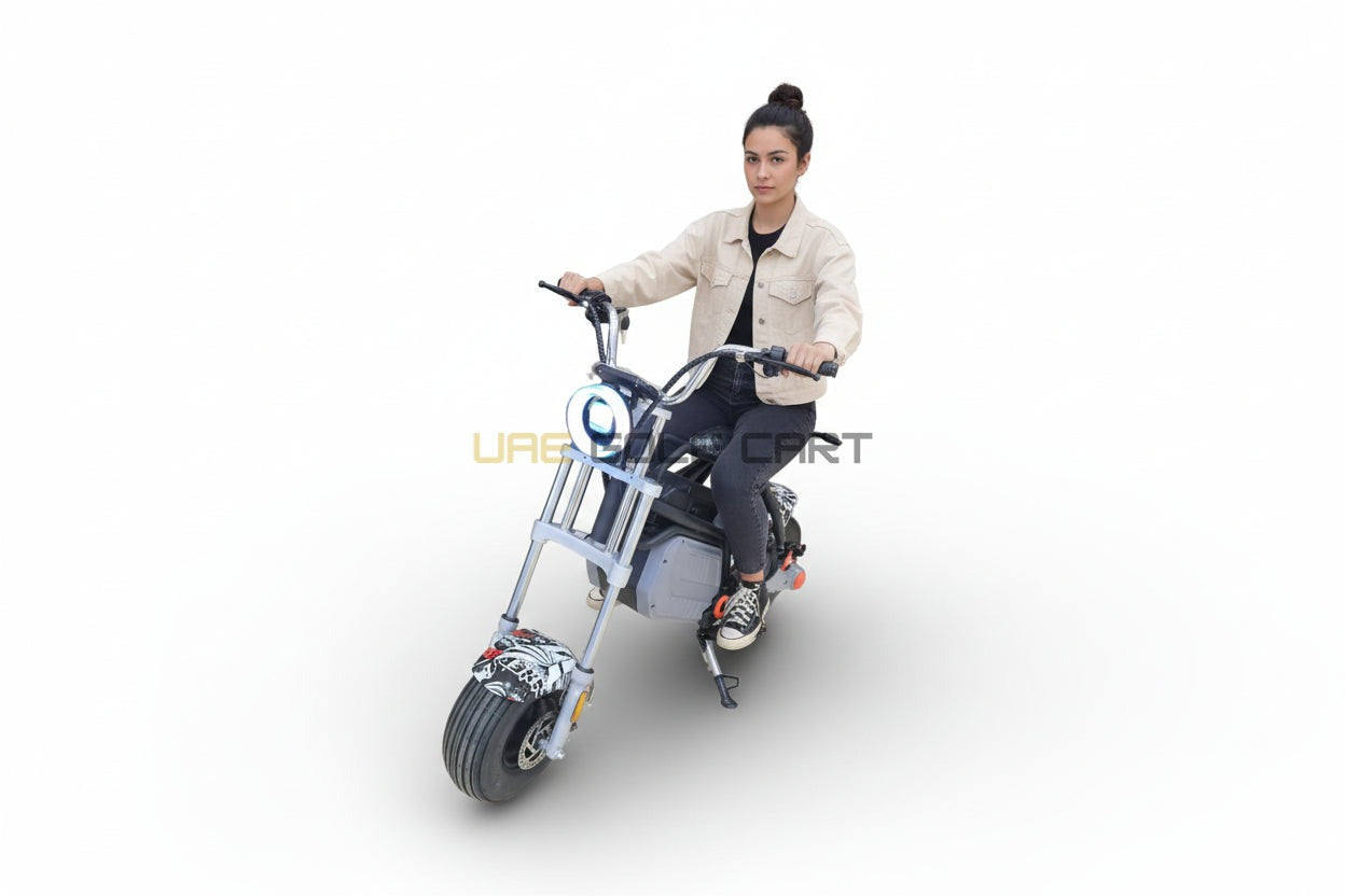 48V 1500W Fat Tire Electric Bike with Smart Shocks and LED Lights - Electric Motorbikes & Mopeds - Photo 6 | UAE Golf Cart