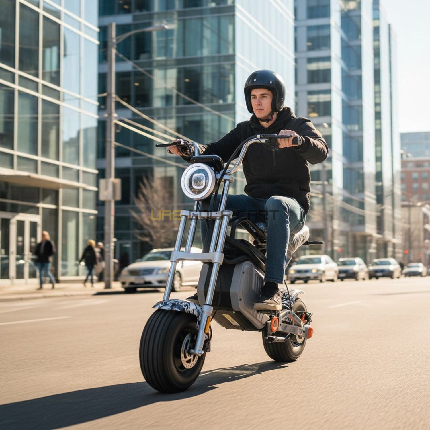 Buy 48V 1500W Fat Tire Electric Bike with Smart Shocks and LED Lights - Electric Motorbikes & Mopeds at UAE Golf Cart