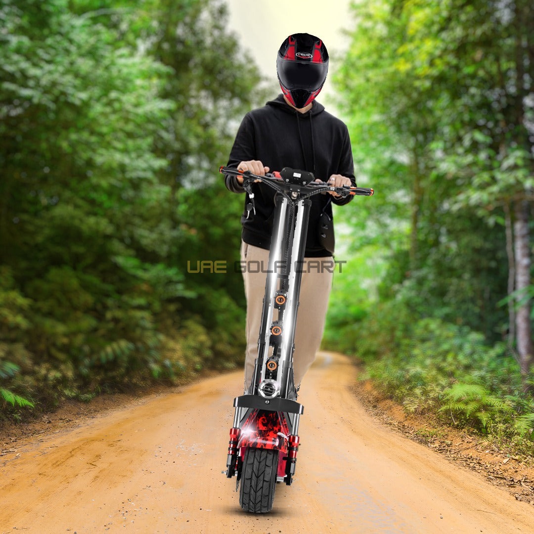 48V 1500W Foldable Fat Tyre Off Road Electric Scooter for Adults, 45 km/h Speed, 40 kg - Foldable Electric Scooters | UAE Golf Cart