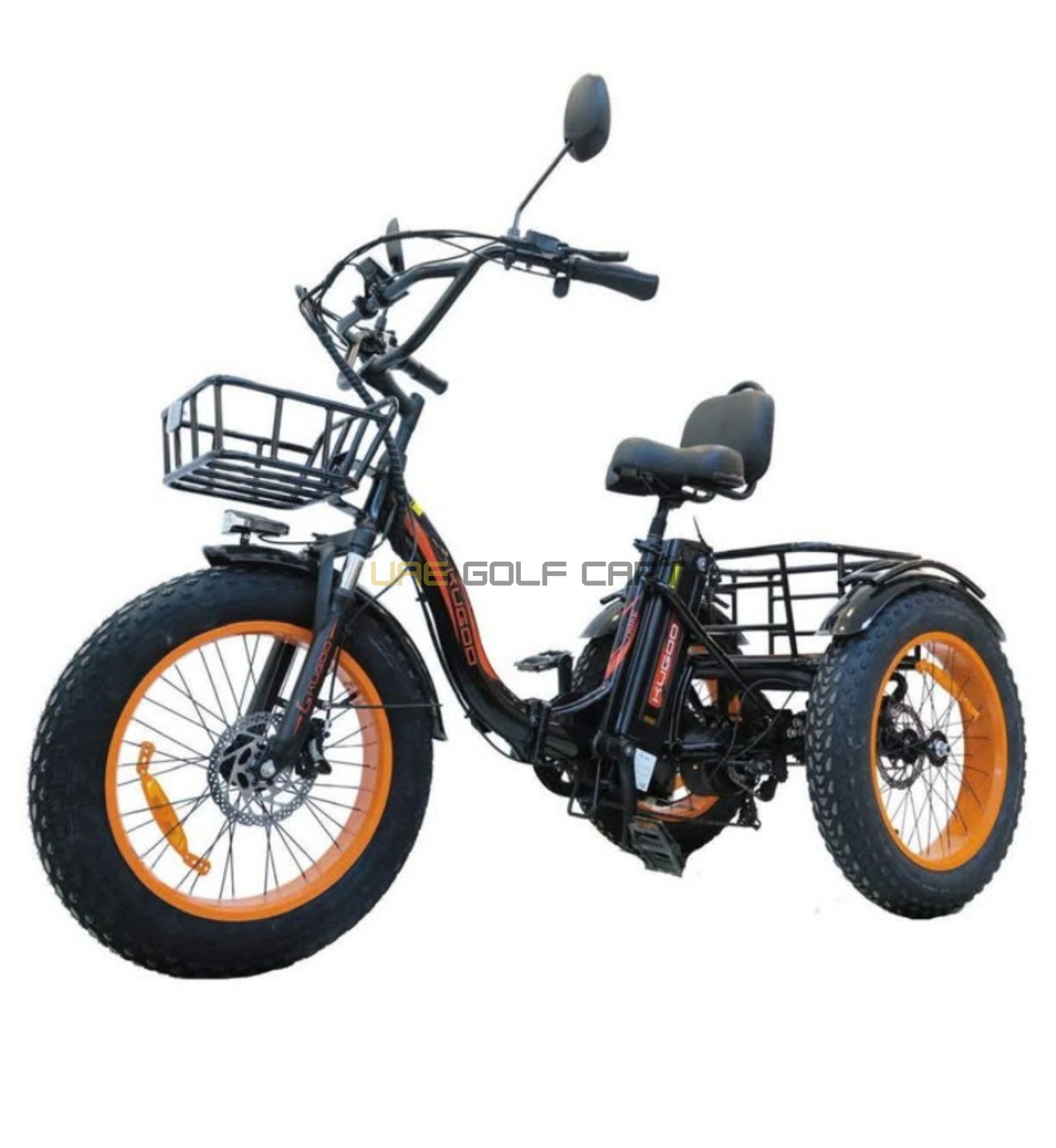 Buy 48V 15Ah 750W Electric Tricycle with Fat Tires, 35 km/h Top Speed, 20 inch Wheels - Electric Bikes at UAE Golf Cart