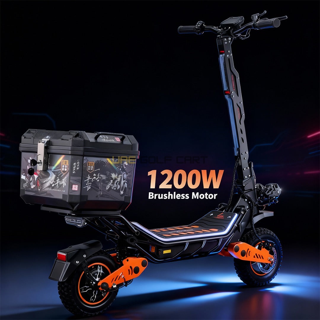 48V 18.2Ah 1200W Foldable Electric Scooter 85 km/h, 150 kg Load, 55 km Range - Foldable Electric Scooters - Photo 10 | UAE Golf Cart