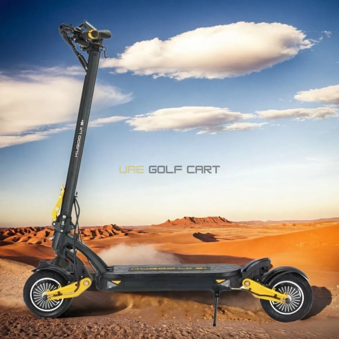 48V 18.2Ah Foldable Electric Scooter with Dual 650W Motors, 50 km/h Top Speed, 70 km Range, 25 kg - Foldable Electric Scooters | UAE Golf Cart