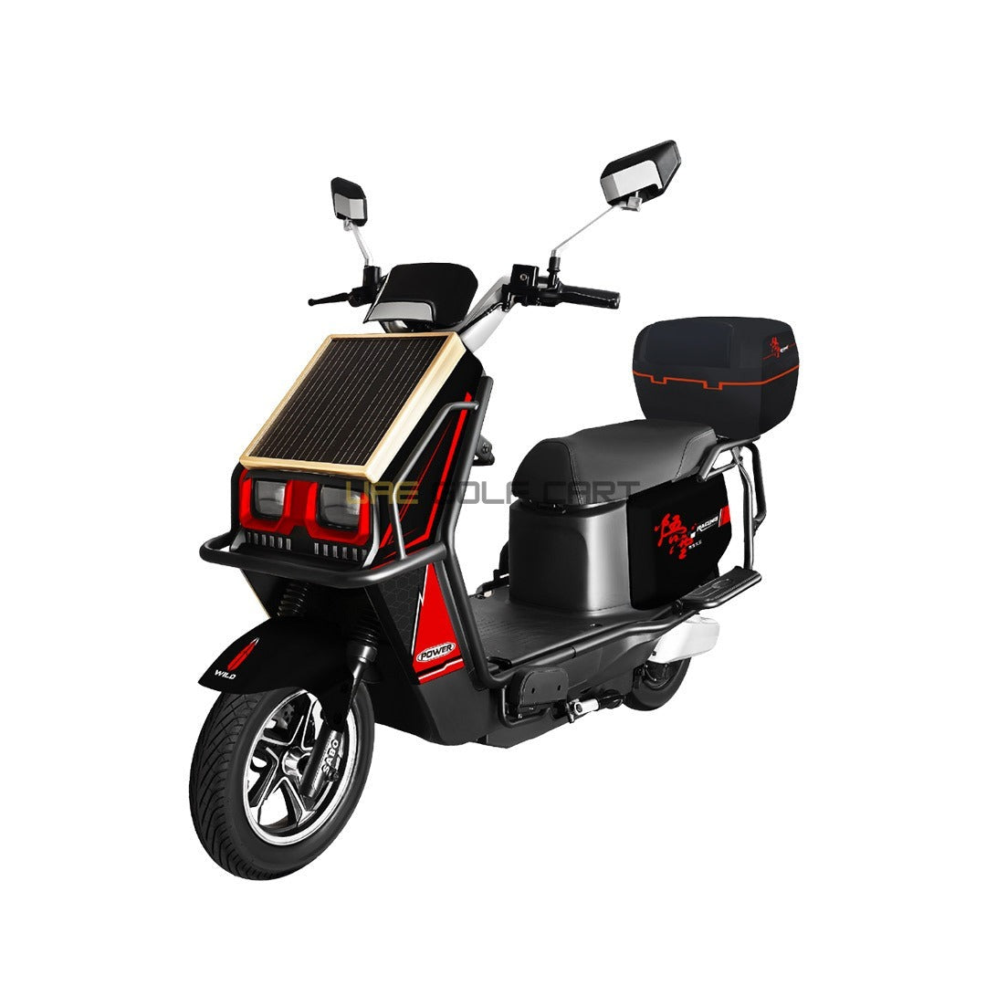 48V 2500W Hybrid Solar Electric Motorbike - 90-100 km Range, 70 km/h Top Speed, 20Ah Lead Acid Battery - Electric Motorbikes & Mopeds - Photo 13 | UAE Golf Cart
