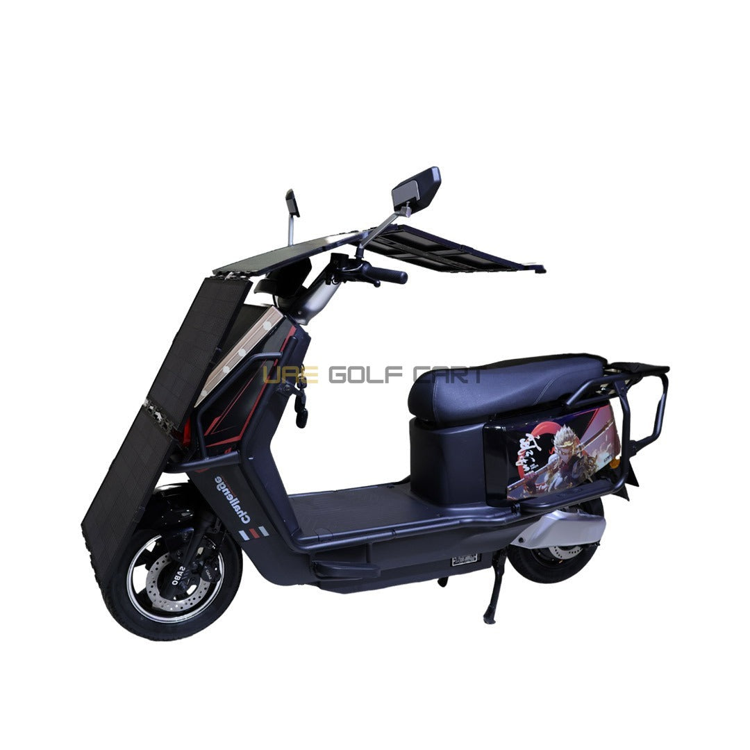 48V 2500W Hybrid Solar Electric Motorbike - 90-100 km Range, 70 km/h Top Speed, 20Ah Lead Acid Battery - Electric Motorbikes & Mopeds - Photo 7 | UAE Golf Cart