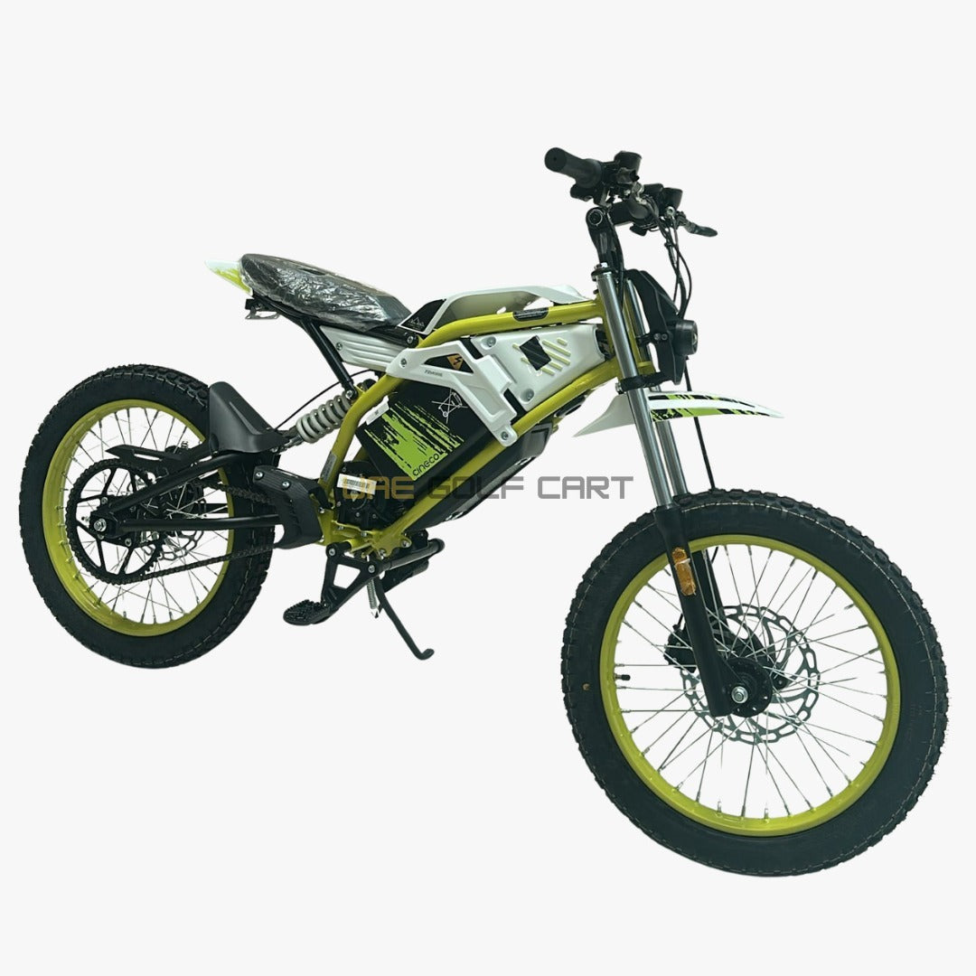 48V 28Ah Electric Dirt Bike with 4000W Motor, 30 km/h Speed, 80 km Range, 7-Speed, Fat Tires – Off‑Road for Teens and Adults - Electric Dirt Bikes - Photo 8 | UAE Golf Cart