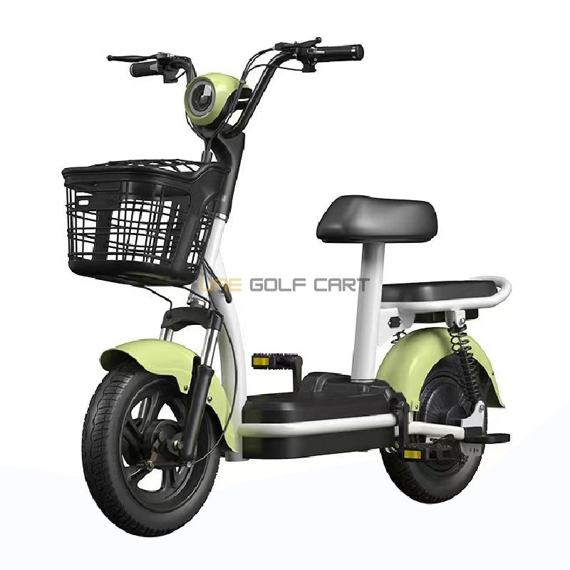 48V 350W 2-Seater Foldable Electric Scooter with Pedal and Removable Battery - Electric Grocery Bike - Photo 14 | UAE Golf Cart