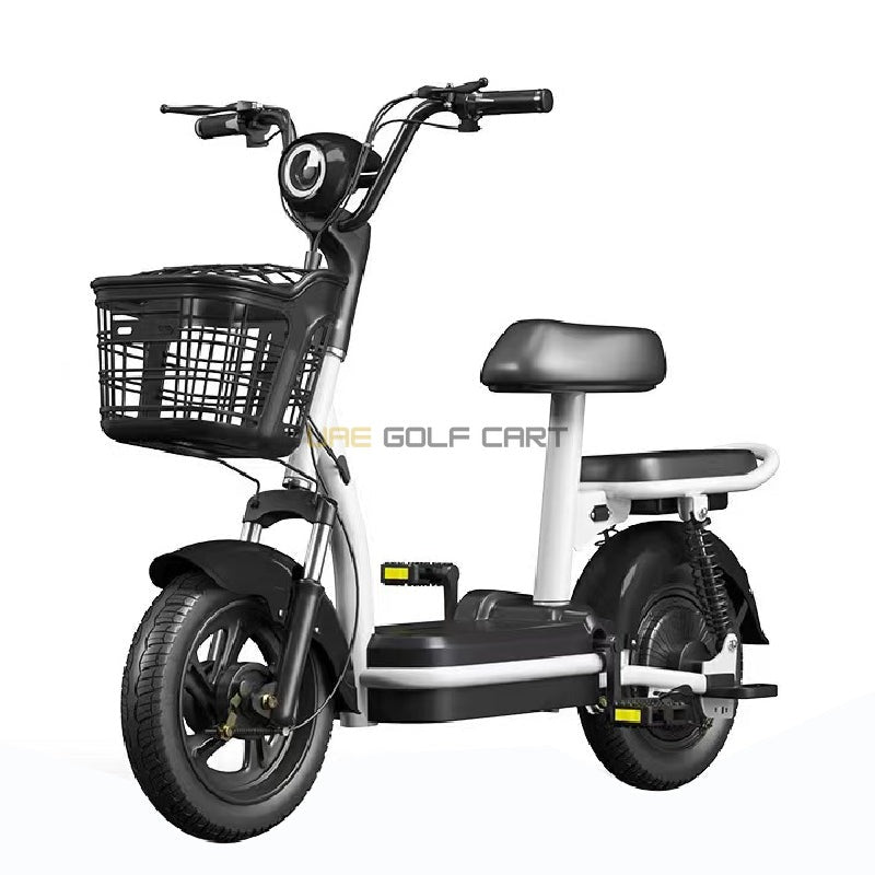 48V 350W 2-Seater Foldable Electric Scooter with Pedal and Removable Battery - Electric Grocery Bike - Photo 7 | UAE Golf Cart