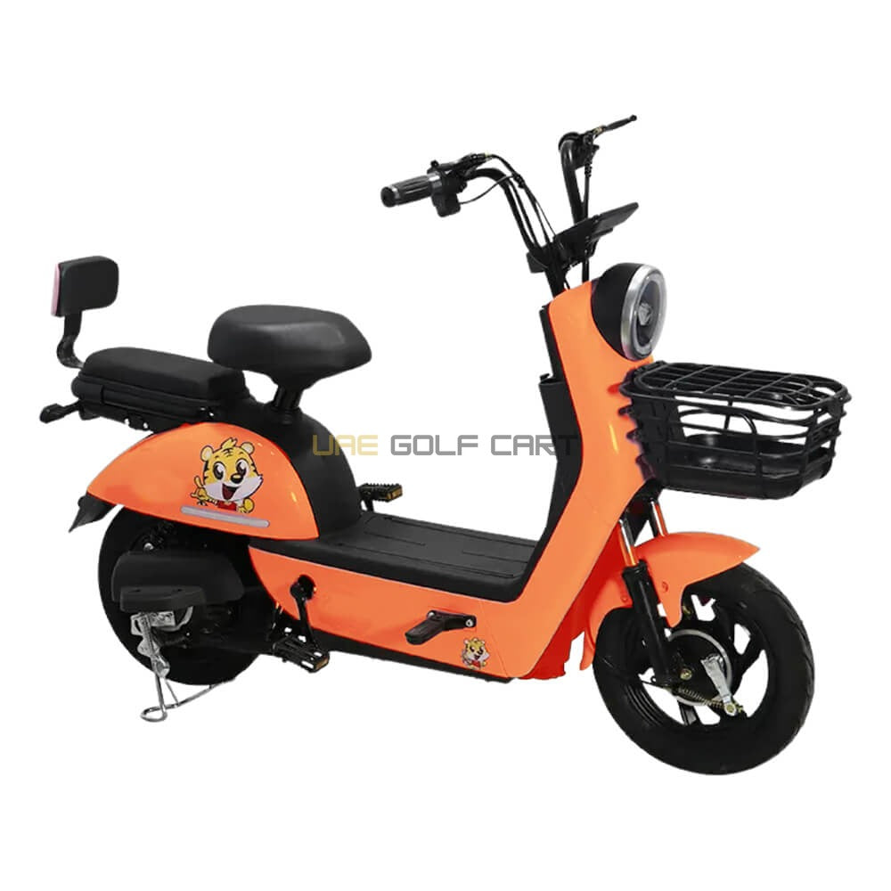 48V 350W Dual Mode Electric Pedal Scooter 2 Seat 35 km/h with LED Display - Electric Grocery Bike - Photo 16 | UAE Golf Cart