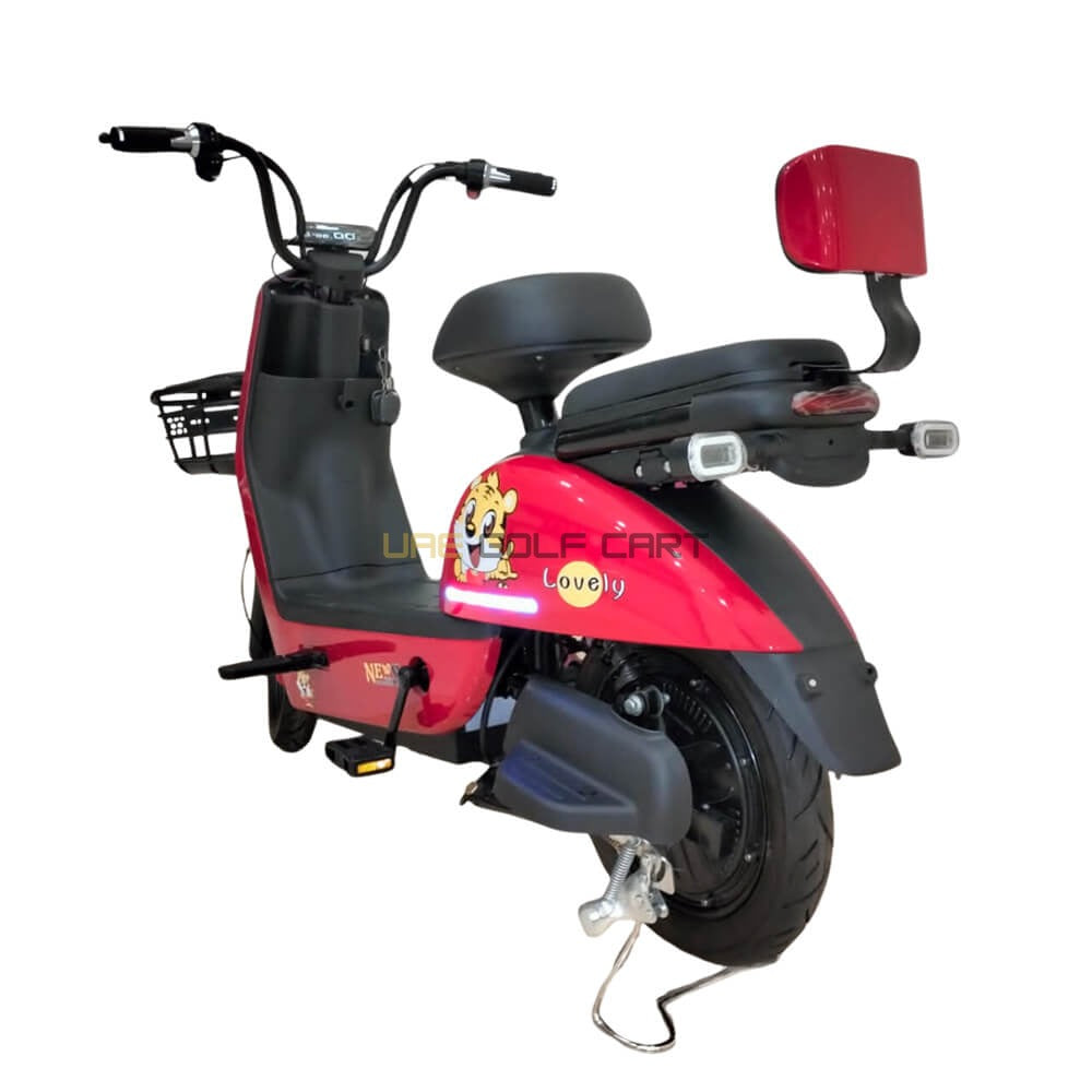 48V 350W Dual Mode Electric Pedal Scooter 2 Seat 35 km/h with LED Display - Electric Grocery Bike - Photo 9 | UAE Golf Cart