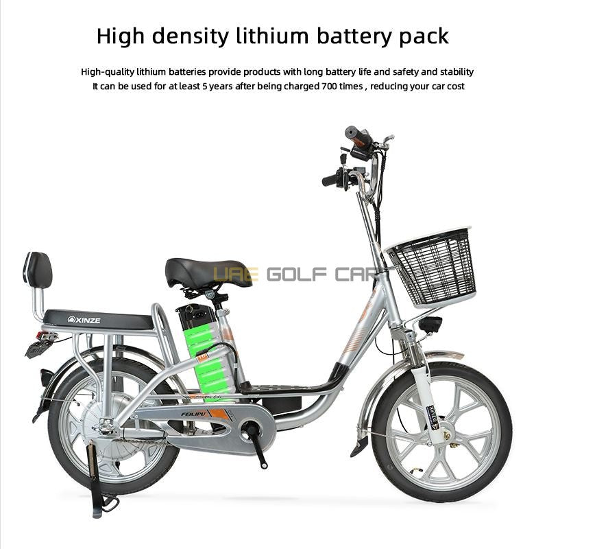48V 350W Foldable Aluminum Alloy Electric Bike with Pedal Assist 20" Wheels - Electric Grocery Bike - Photo 6 | UAE Golf Cart