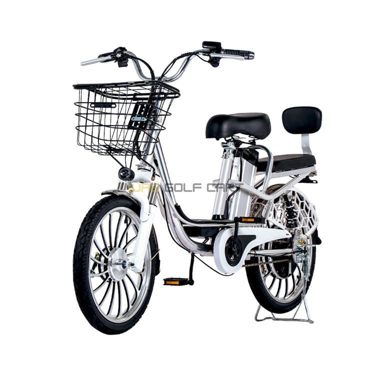 Buy 48V 350W Foldable Aluminum Alloy Electric Bike with Pedal Assist 20" Wheels - Electric Grocery Bike at UAE Golf Cart