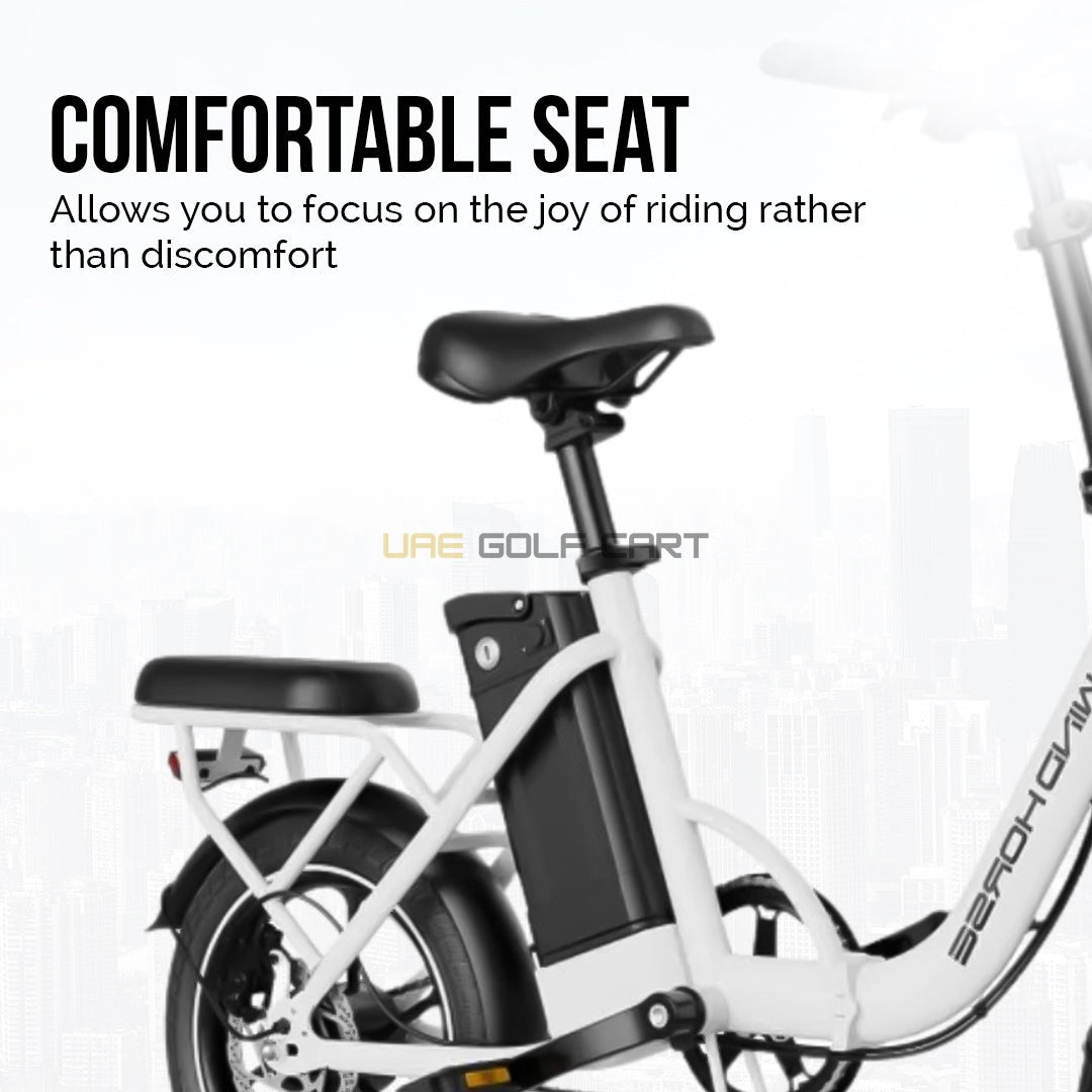 48V 350W Foldable Carbon Alloy Electric Bike 16" Tires 80kg Capacity - Electric Bikes - Photo 9 | UAE Golf Cart