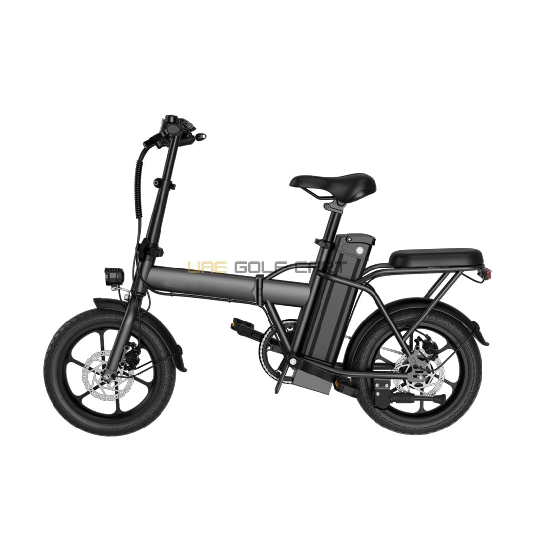 48V 350W Foldable Electric Bike with 25 MPH Top Speed, 16" Tires, 80kg Capacity, Waterproof Battery - Electric Bikes - Photo 4 | UAE Golf Cart