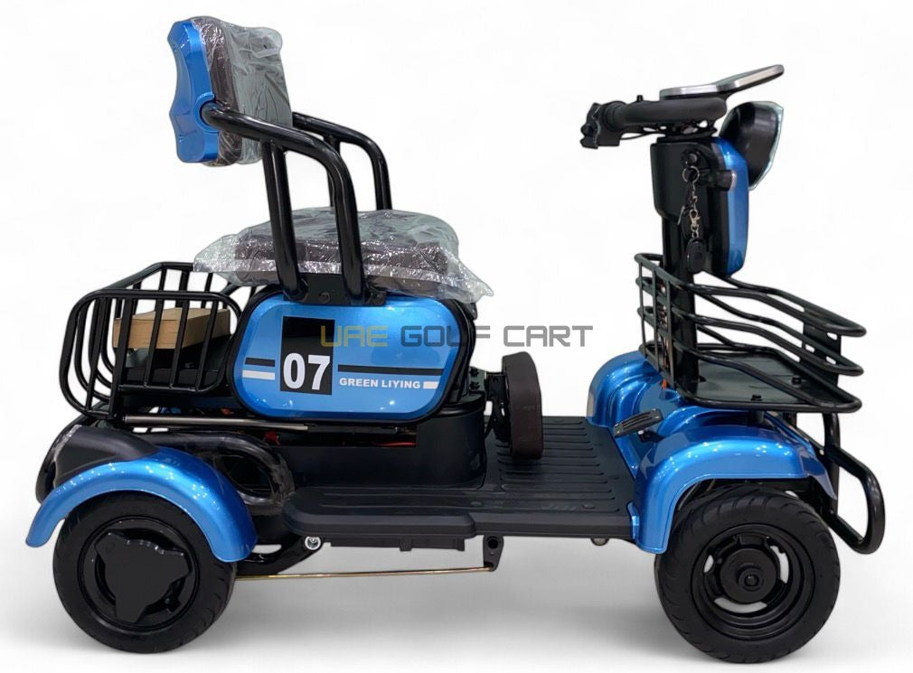 48V 4-Wheel Electric Scooter with Sliding Seats for 3 Passengers, 600W Motor, 30km Range - Electric Motorbikes & Mopeds - Photo 14 | UAE Golf Cart