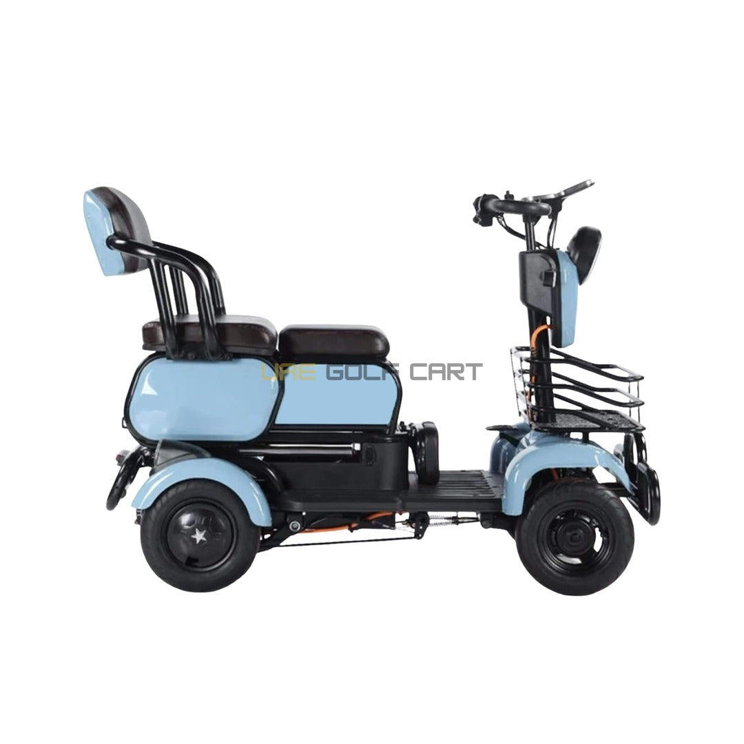 48V 4-Wheel Electric Scooter with Sliding Seats for 3 Passengers, 600W Motor, 30km Range - Electric Motorbikes & Mopeds - Photo 9 | UAE Golf Cart