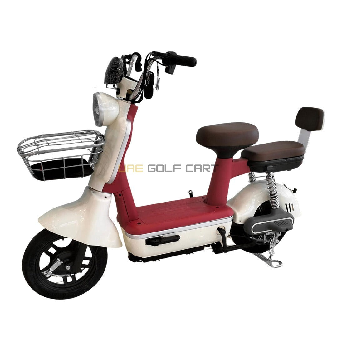 48V 450W Electric Scooter with Seat, 2 Person Capacity, 25 km/h Speed, 30 km Range, 14 Inch Tubeless Wheels - Electric Grocery Bike - Photo 15 | UAE Golf Cart