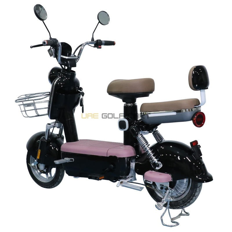 48V 450W Two-Seat Electric Pedal Scooter with Basket - Electric Bikes - Photo 40 | UAE Golf Cart