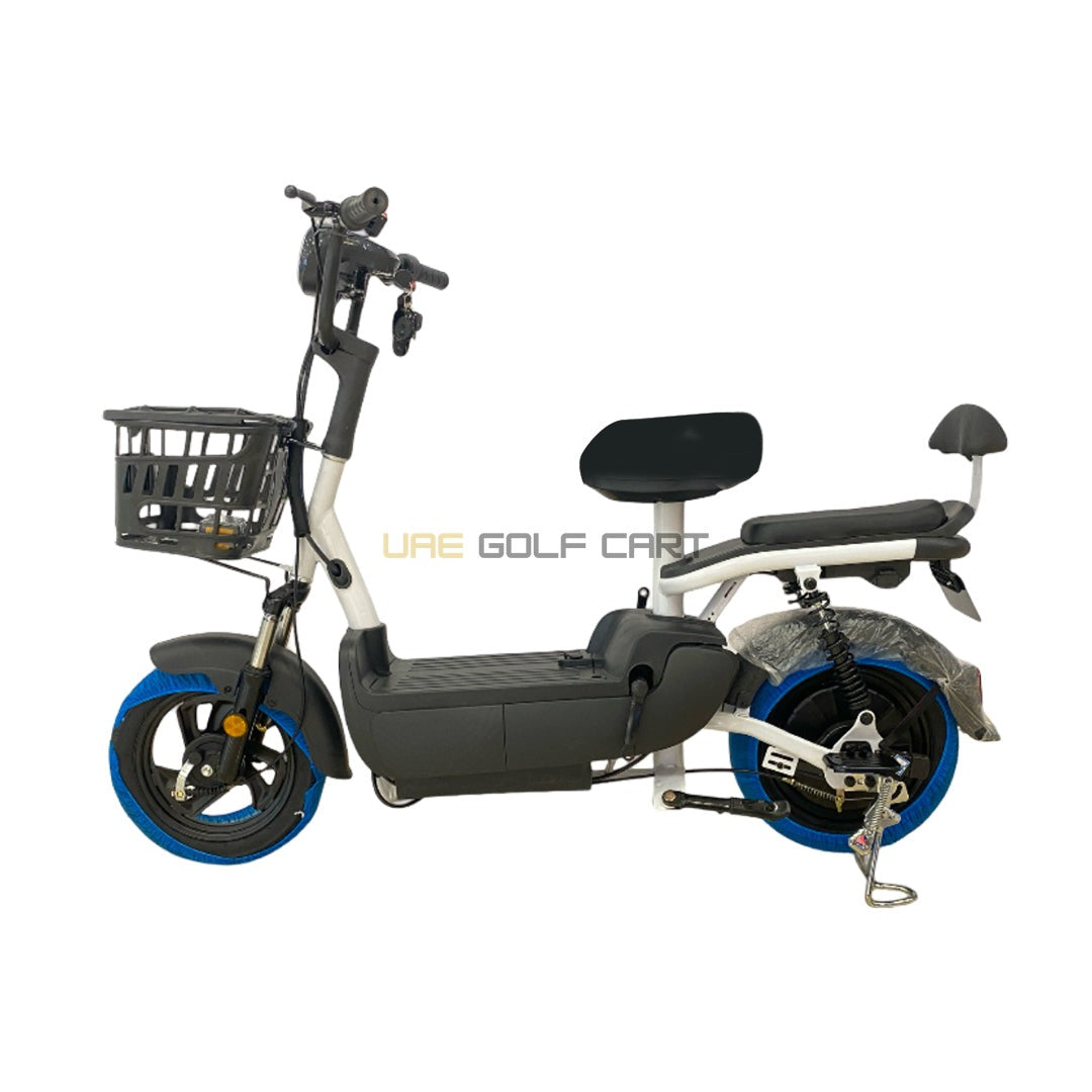 48V 500W Electric Scooter with Pedal Assist, 14-inch Tires, Dual Seats, 200kg Load, 25km Range - Electric Grocery Bike - Photo 25 | UAE Golf Cart