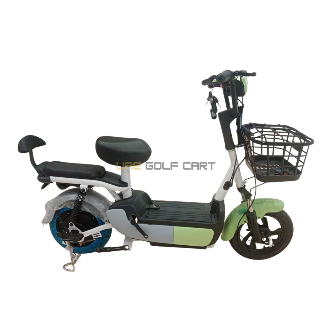 48V 500W Electric Scooter with Pedal Assist, 14-inch Tires, Dual Seats, 200kg Load, 25km Range - Electric Grocery Bike - Photo 28 | UAE Golf Cart