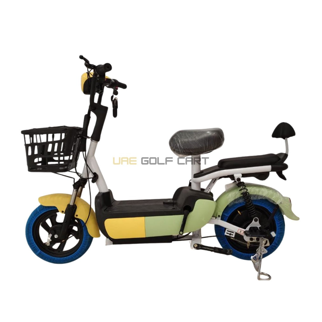 48V 500W Electric Scooter with Pedal Assist, 14-inch Tires, Dual Seats, 200kg Load, 25km Range - Electric Grocery Bike - Photo 29 | UAE Golf Cart