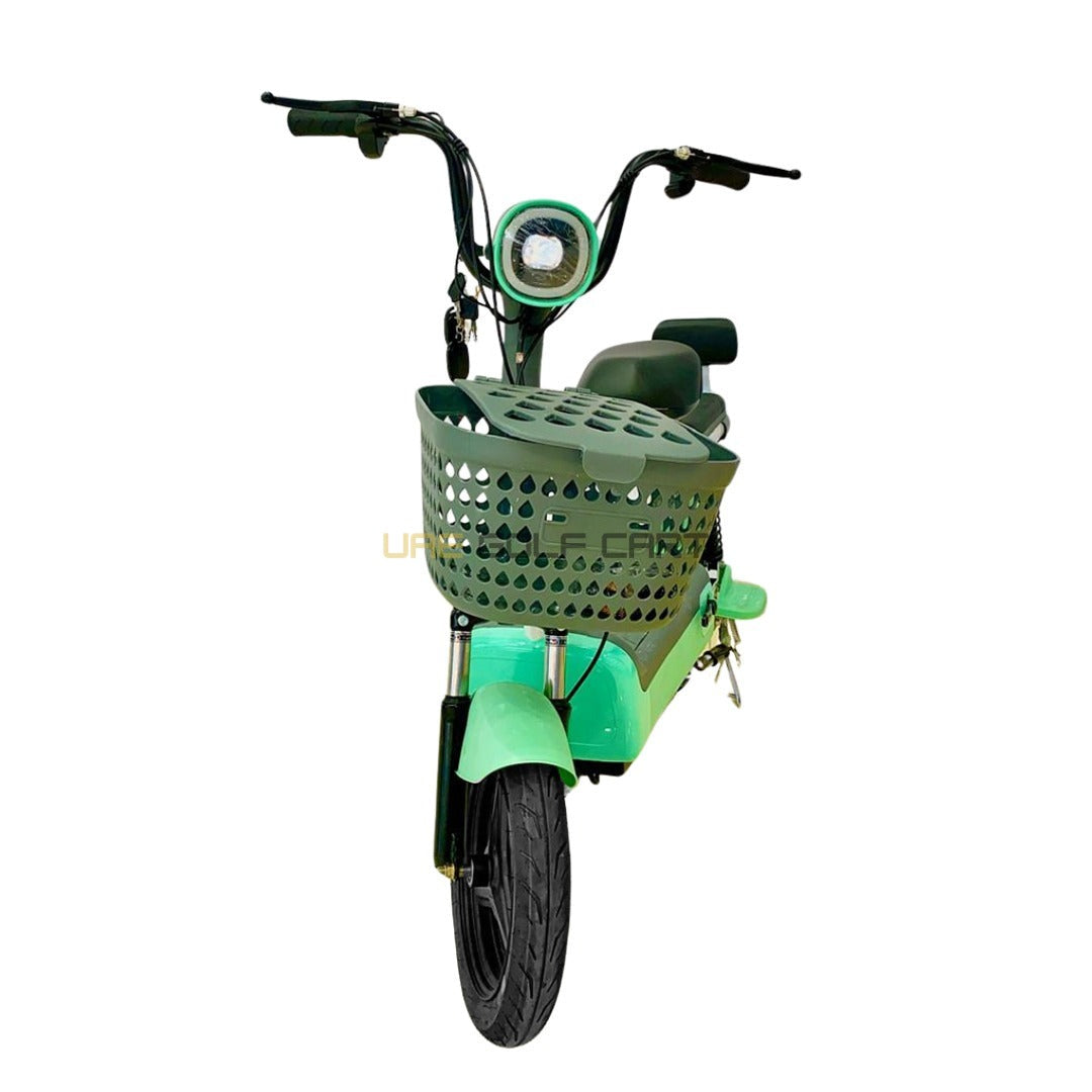 48V 500W Electric Scooter with Pedal Assist, 14-inch Tires, Dual Seats, 200kg Load, 25km Range - Electric Grocery Bike - Photo 9 | UAE Golf Cart