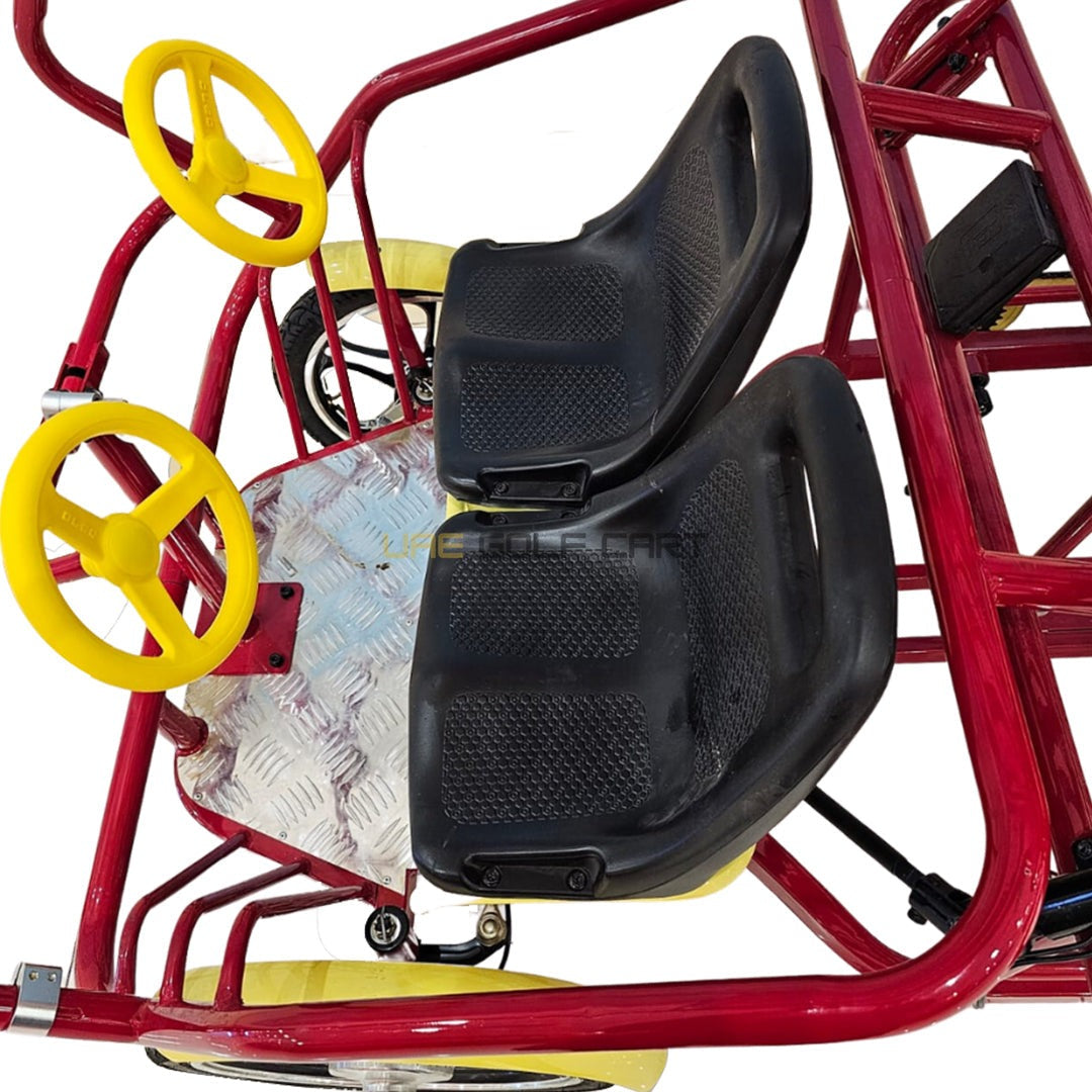 48V 500W Electric Surrey Quadracycle with Canopy for 4 Persons, 300kg Capacity - Electric Bikes - Photo 4 | UAE Golf Cart