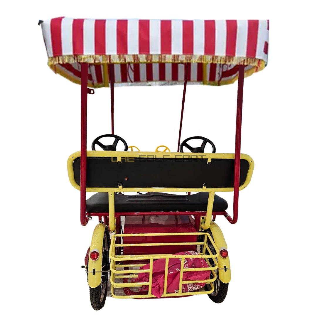 48V 500W Electric Surrey Quadracycle with Canopy for 4 Persons, 300kg Capacity - Electric Bikes - Photo 6 | UAE Golf Cart