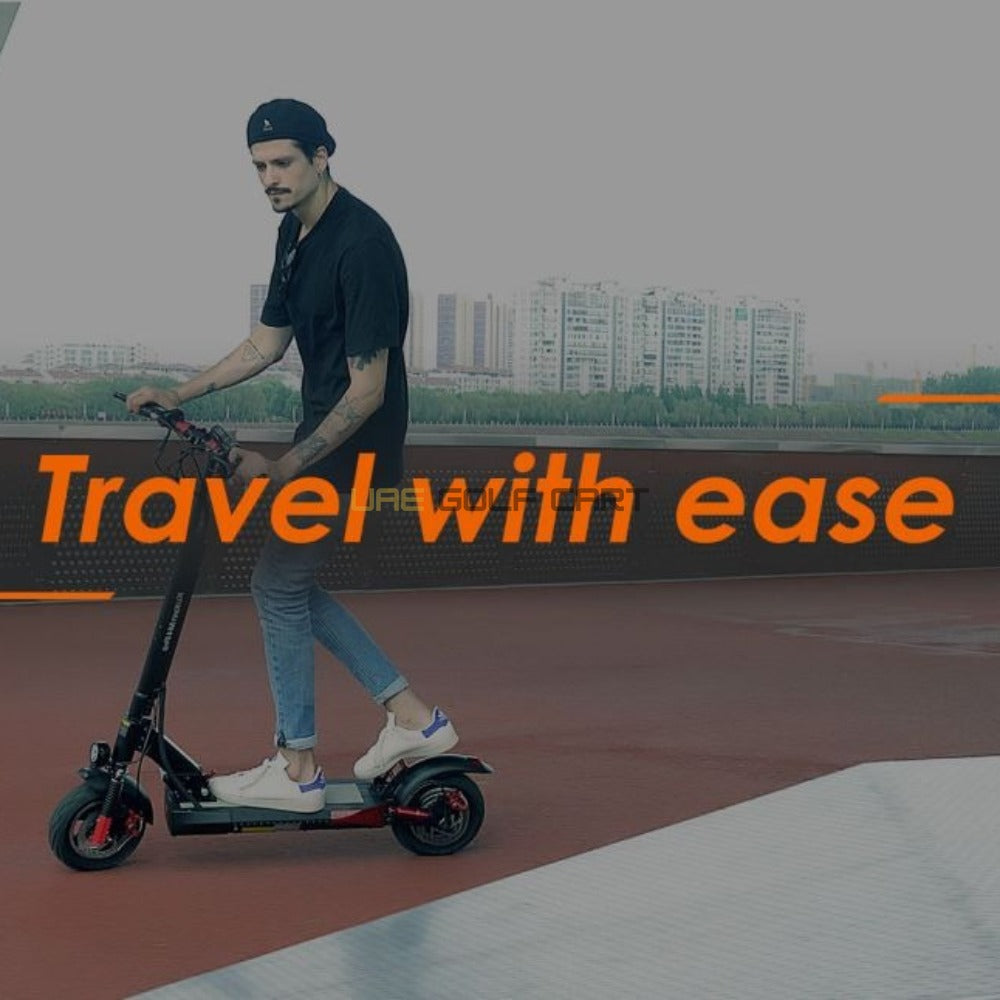48V 500W Folding Electric Scooter with Seat, 10-inch Wheels, 50 km/h Top Speed, 70 km Range, 120 kg Load, 25.5 kg - Foldable Electric Scooters - Photo 4 | UAE Golf Cart