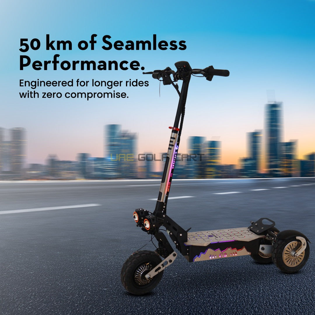 48V 7500W Triple Motor Foldable 3-Wheel Electric Scooter for Adults, 70 km/h, 80 km Range - Foldable Electric Scooters - Photo 7 | UAE Golf Cart
